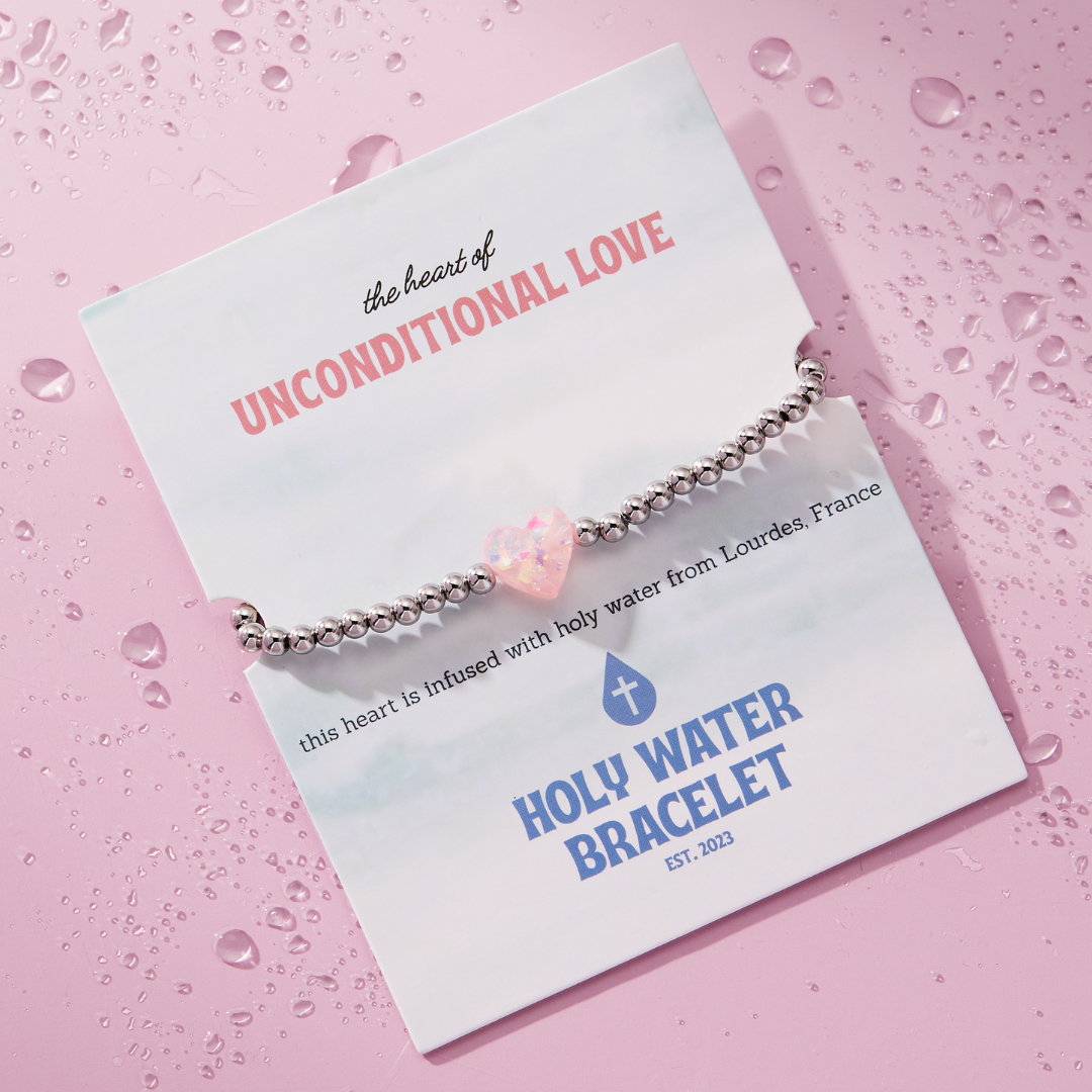 HOLY WATER UNCONDITIONAL LOVE BRACELET IN SILVER