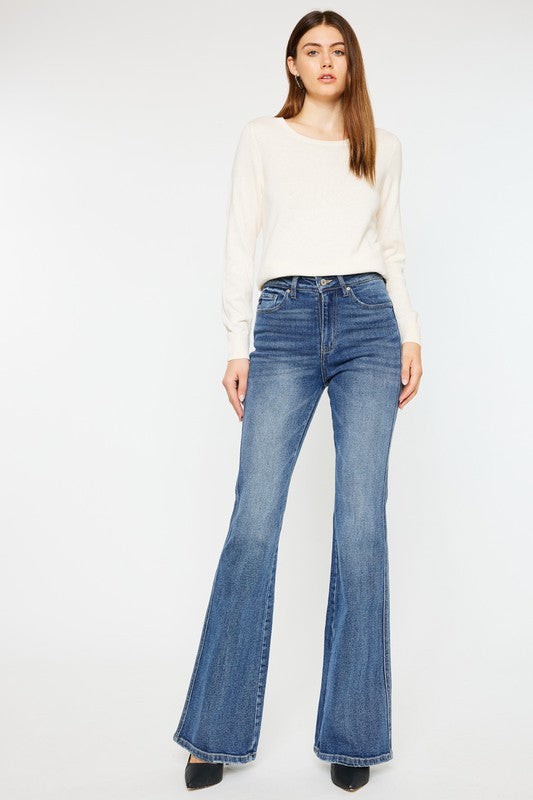 High Rise Flare Jeans Kancan