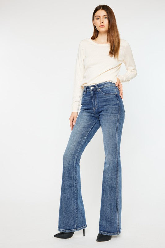 High Rise Flare Jeans Kancan