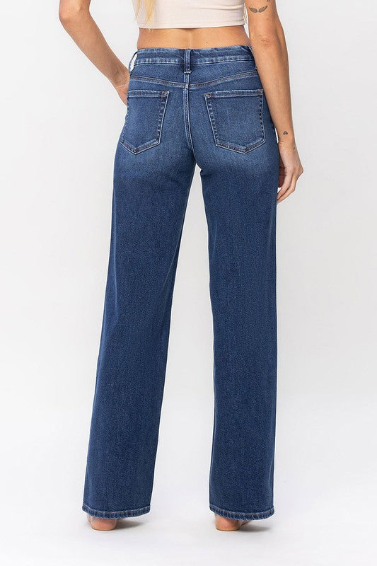 High Rise Loose Fit Jeans Flying Monkey