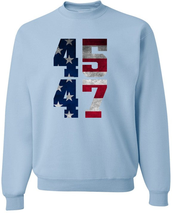 45 47 Trump America Graphic Sweatshirt