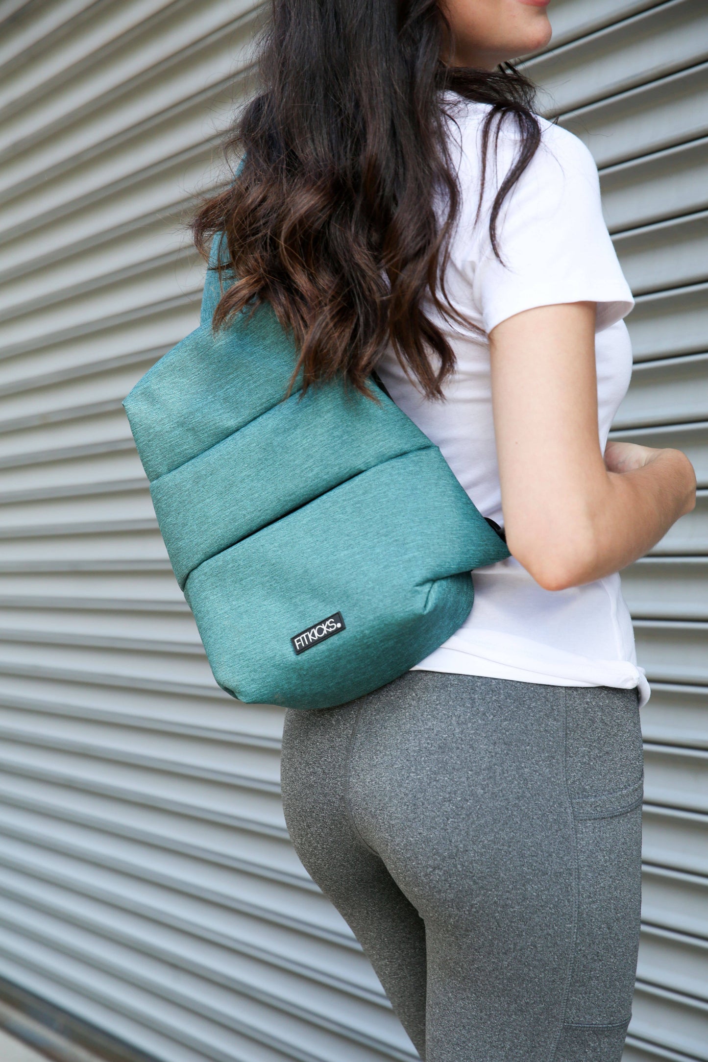 FITKICKS Latitude Sling Bag Open Stock: Clay