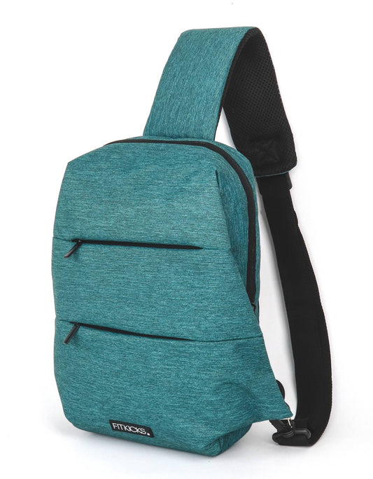 FITKICKS Latitude Sling Bag Open Stock: Teal