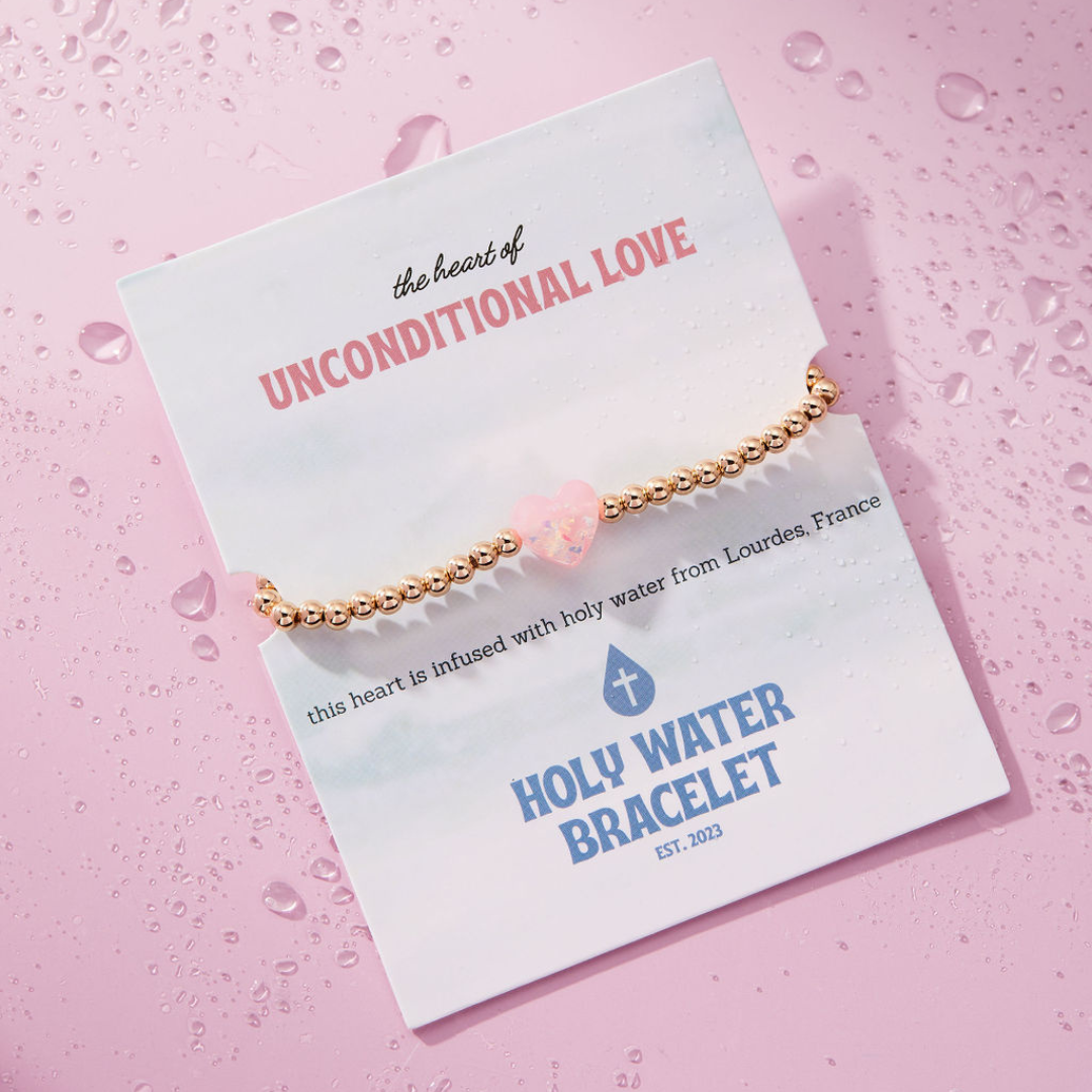 HOLY WATER UNCONDITIONAL LOVE BRACELET IN GOLD