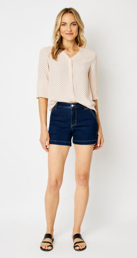 Mid Rise Classic Shorts