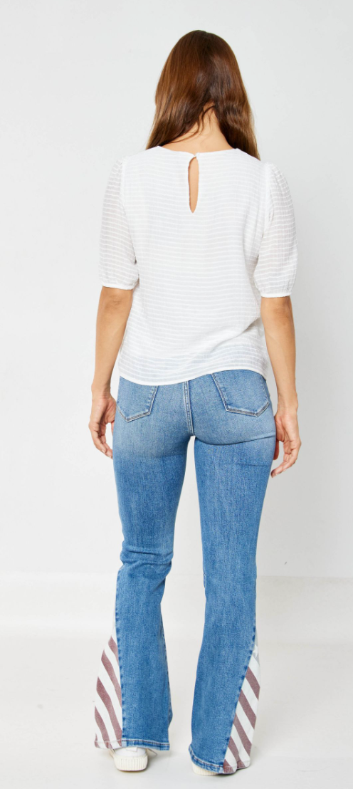 High Waist Americana Flare Judy Blue