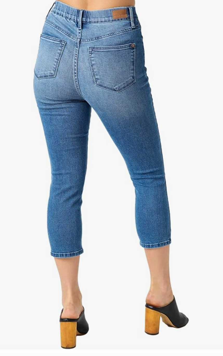 High Waist Pull On Jean