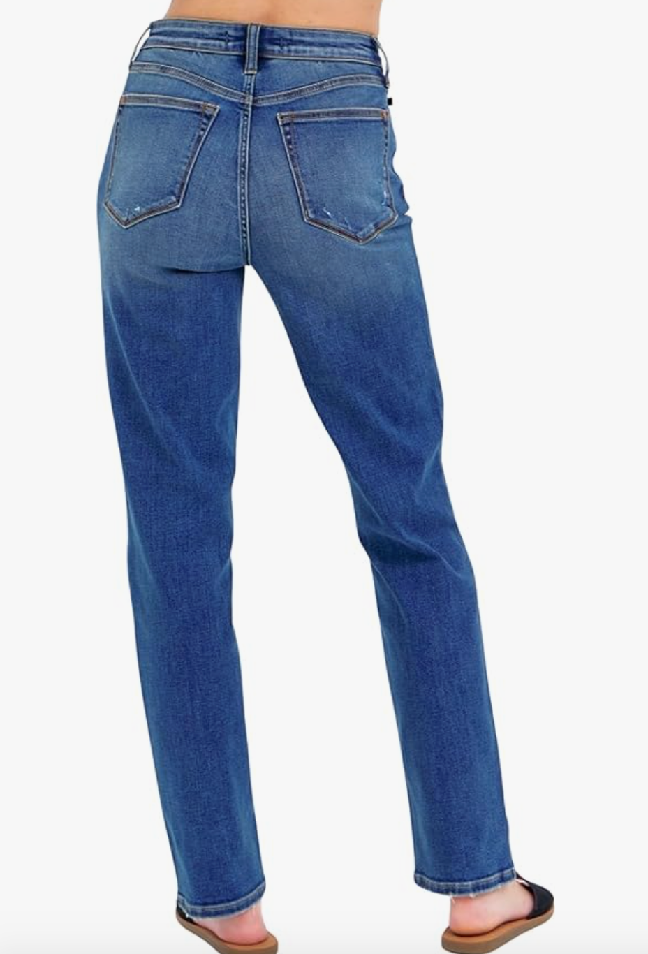 High Rise Straight Fit Jean Judy Blue