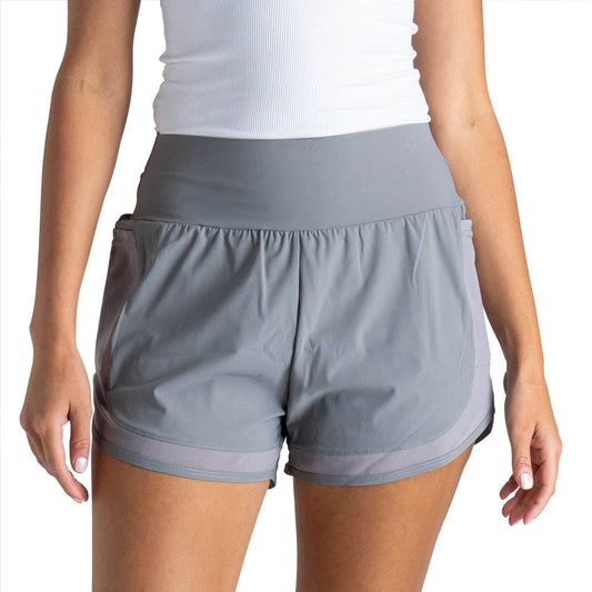 FITKICKS Airlight Track Shorts Open Stock: XL, Gray