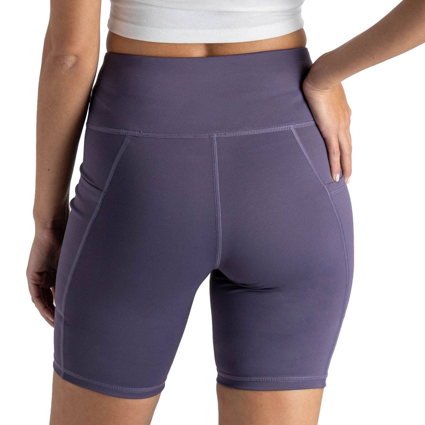 FITKICKS CROSSOVERS Bike Shorts Open Stock: XL, Purple