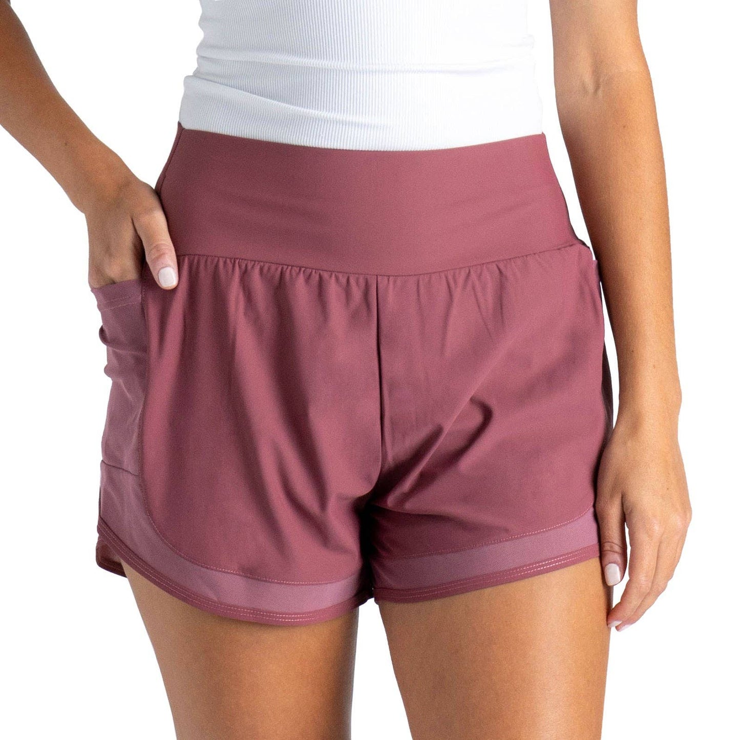 FITKICKS Airlight Track Shorts Open Stock: Medium, Gray